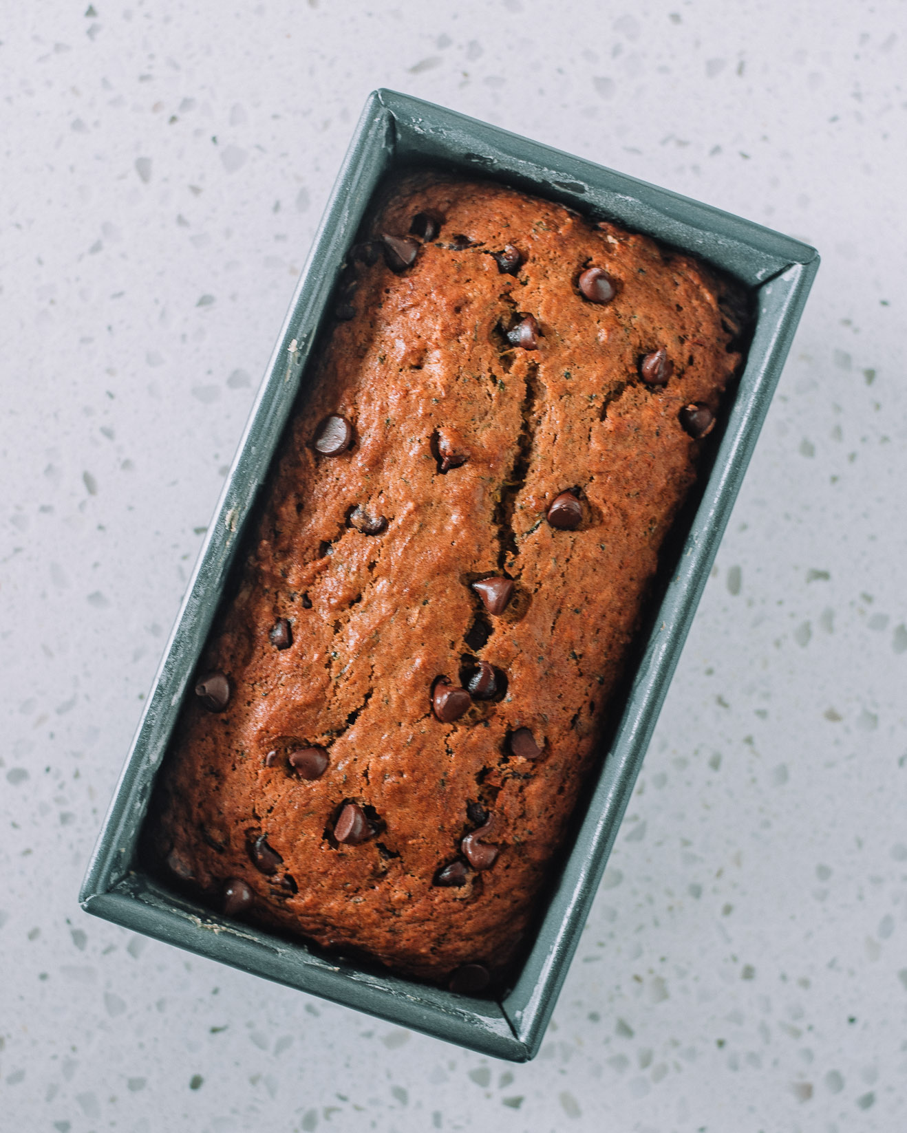 Chocolate Chip Zucchini Bread by Mash and Spread- Jasmin Foster, RD, LD.