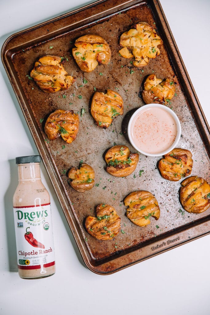 Smashed Potatoes with Chipotle Ranch by Mash and Spread