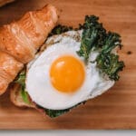 Breakfast Sandwich with Crispy Kale